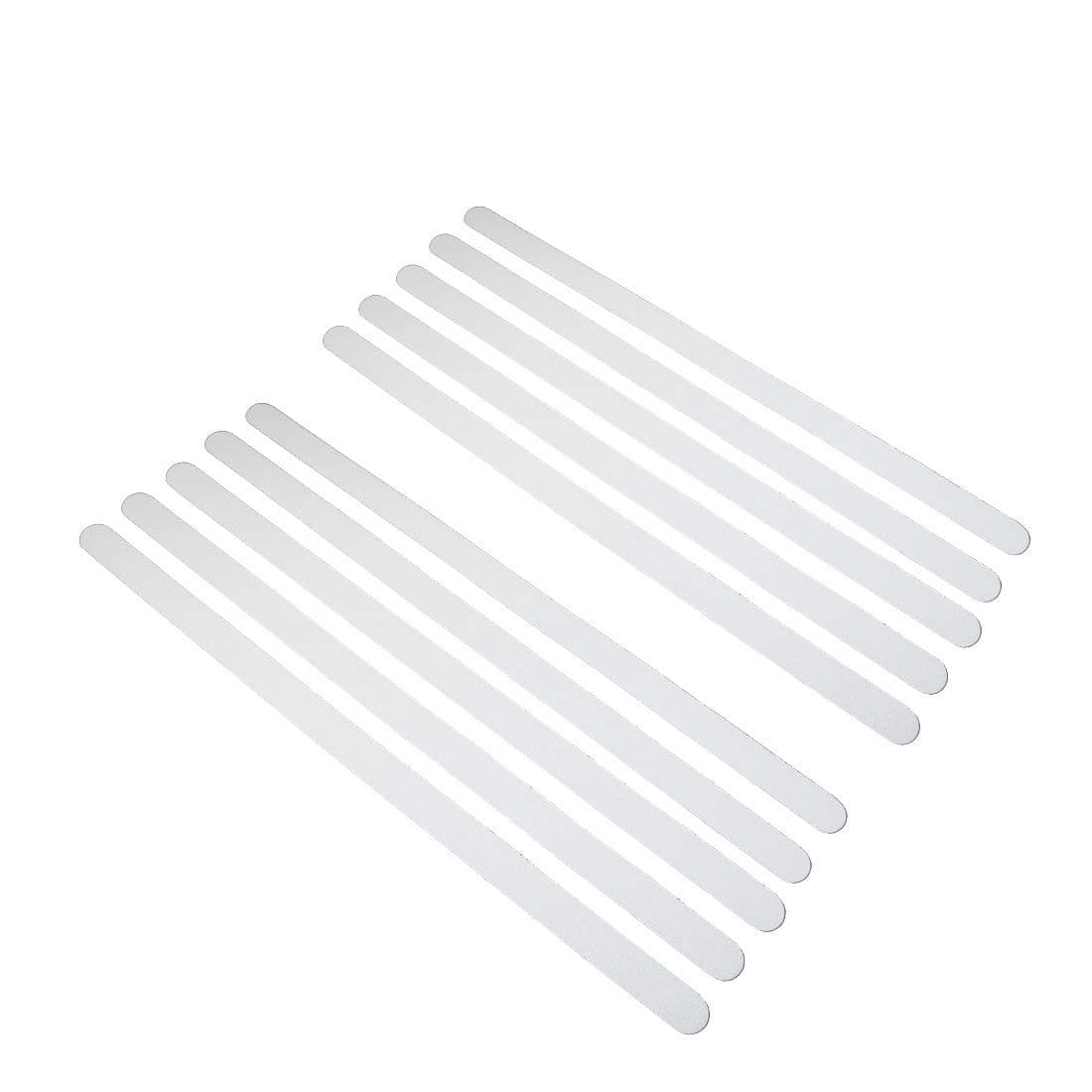 SlippySafe Anti-Slip Sticker Strips for Bath and Shower Set of 12, Non-Slip, Self-Adhesive, Transparent, Water-Resistant