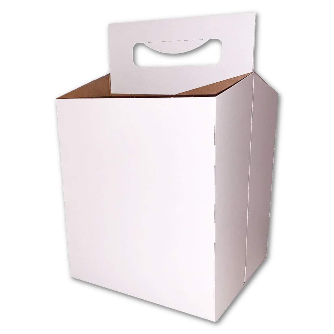 4pk Cardboard Carrier (White, 150ct) | Holds 4pk 12oz Bottles | FAST SAME DAY SHIPPING…