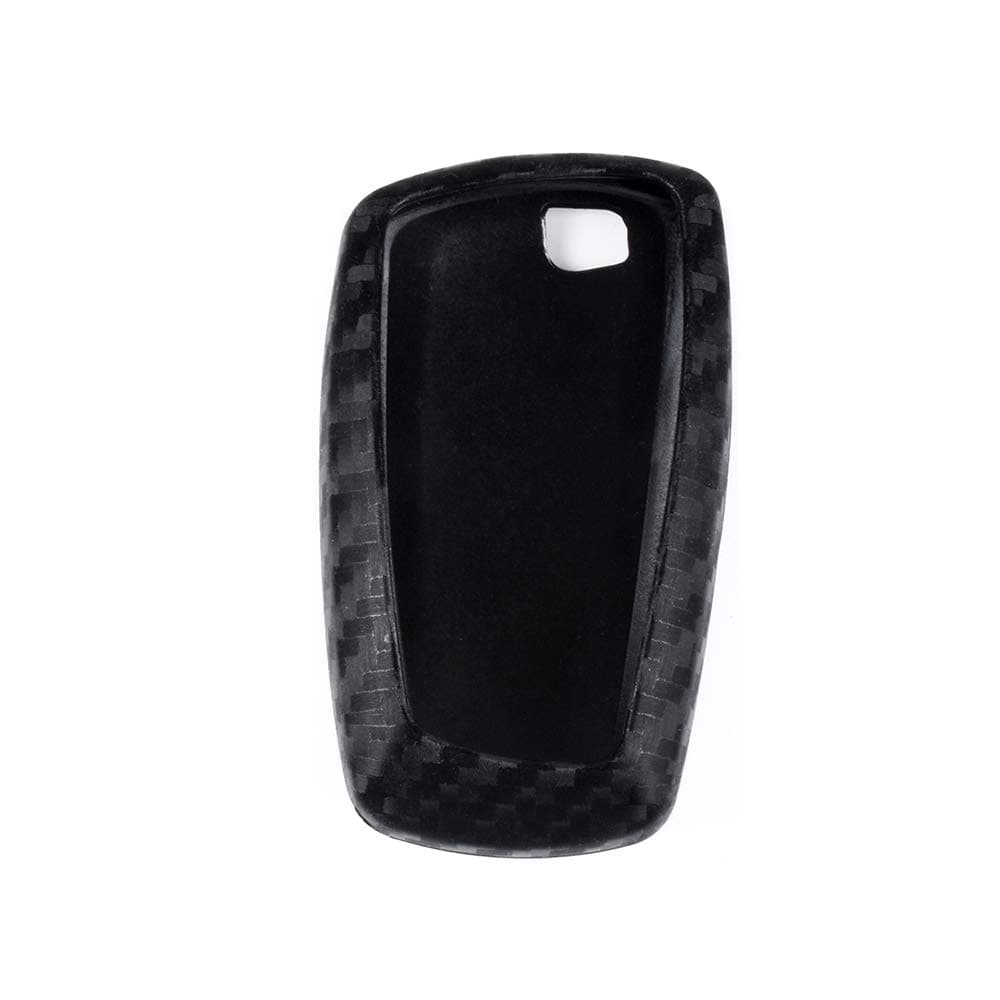 VDARK Compatible for key fob accessories BMW 1 2 3 4 5 6 7 series X1 X2 X3 X4 X5 X6 i3 i8 F30 G20 F10 F01 G11 housing holder cover car remote control chain ring shell protector carbon fibre.
