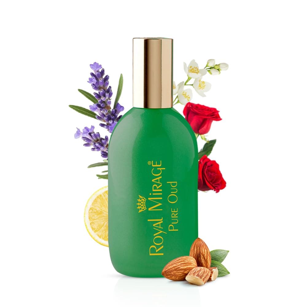 Pure Oud Eau De Cologne | Long-Lasting Unisex Perfume | Oud, Leather & Saffron Notes | Bold & Captivating Luxury Fragrance | Exotic & Sophisticated Scent | Gift for Men & Women | 120ml