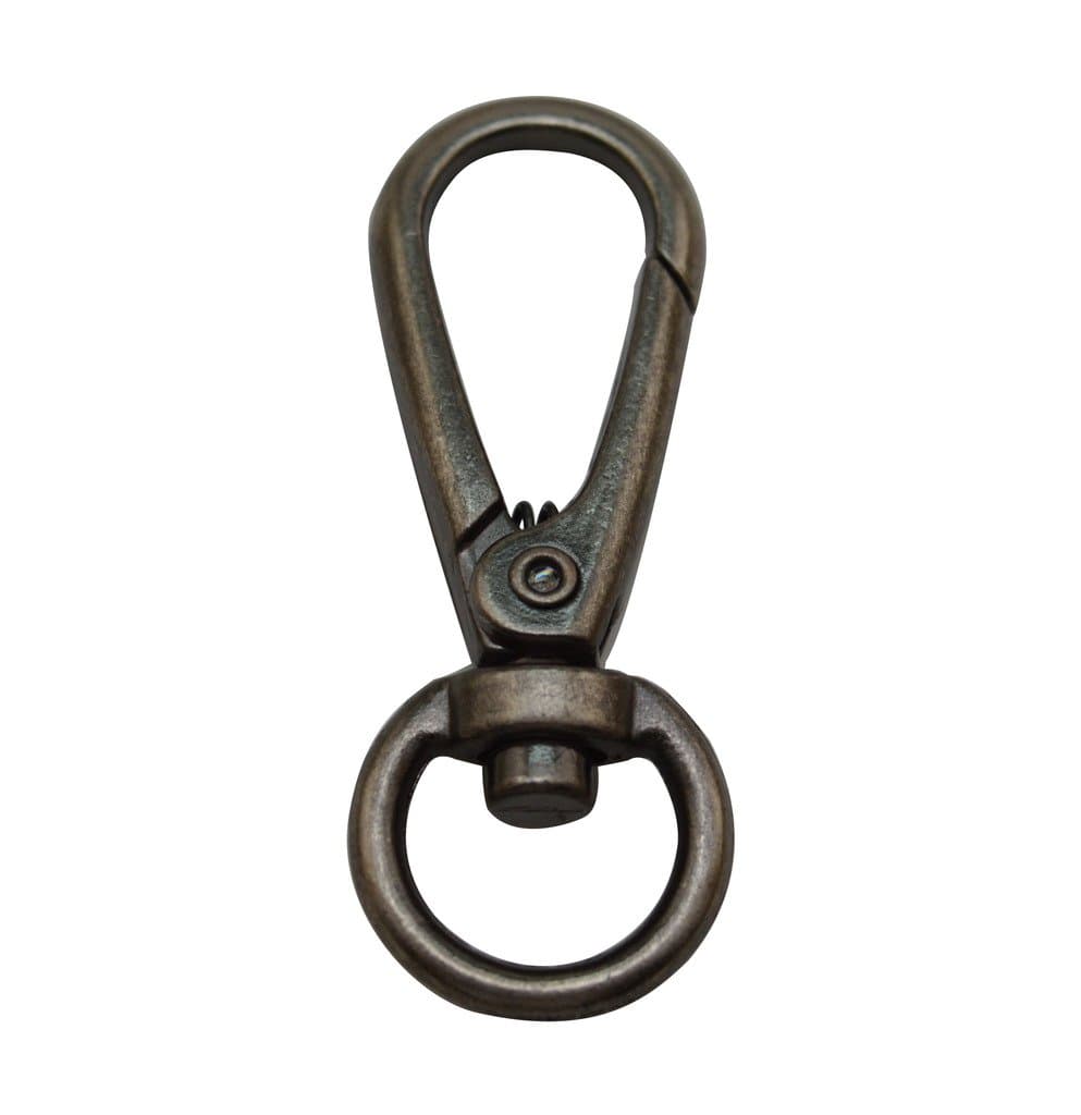 Tianbang Gun 0.4" Inside Dia Oval Ring Lobster Clasp Claw Swivel Eye Hole for Strap Pack of 10