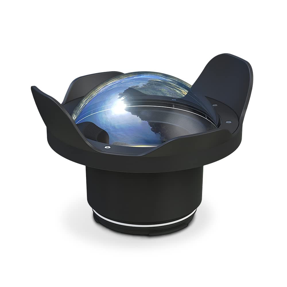 Sea frogs6'' Dry Dome Port For Sony a7RIII/a9(16-35mm) Canon EOS 750D/760D (18-55 mm) Canon 80D/750D/760D(18-135mm) Fujifilm X-T2(16-50mm/16-55mm/18-55mm)