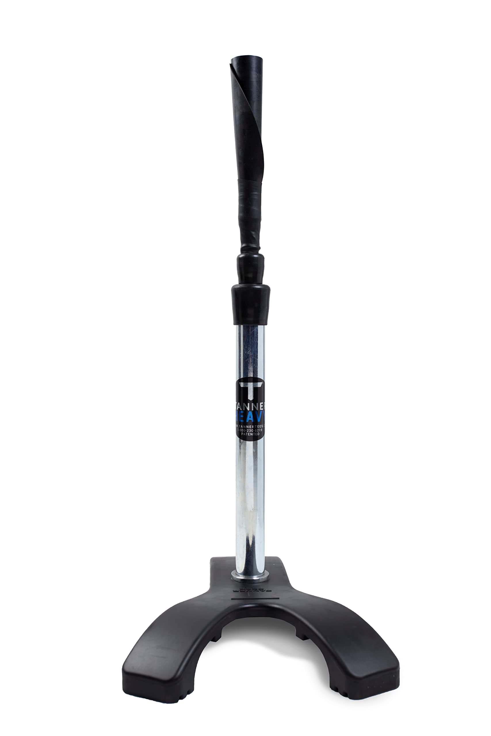 Tanner Heavy Batting Tee | Ultra Durable Hitting Tee with Weighted “Claw” Base for Ultimate Stability on Uneven Surfaces | Adjusts from 26-43"| Baseball Softball Slow Pitch