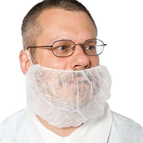 LIFESOFT Beard Covers Protector Disposable Bouffant Beard Nets