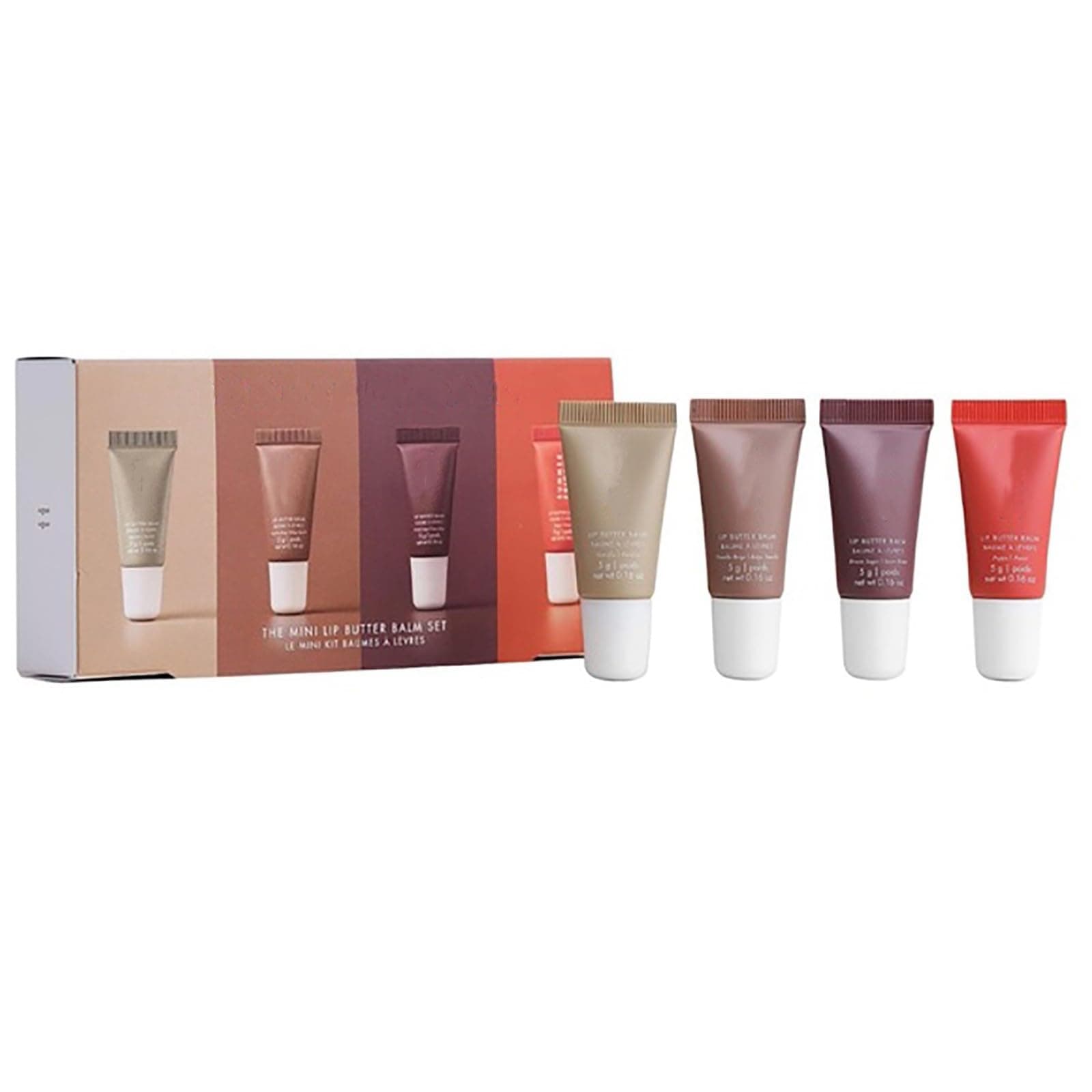 Summer Lip Balm, Moisturising Lip Balm For A Sheer Tint Of Colour, Vegan & Cruelty-free, Moisturising Lip Balms Tube For Dry & Chapped Lips, Lip Care (V-(Khaki+Coffee+Brown+Red), 4PC)