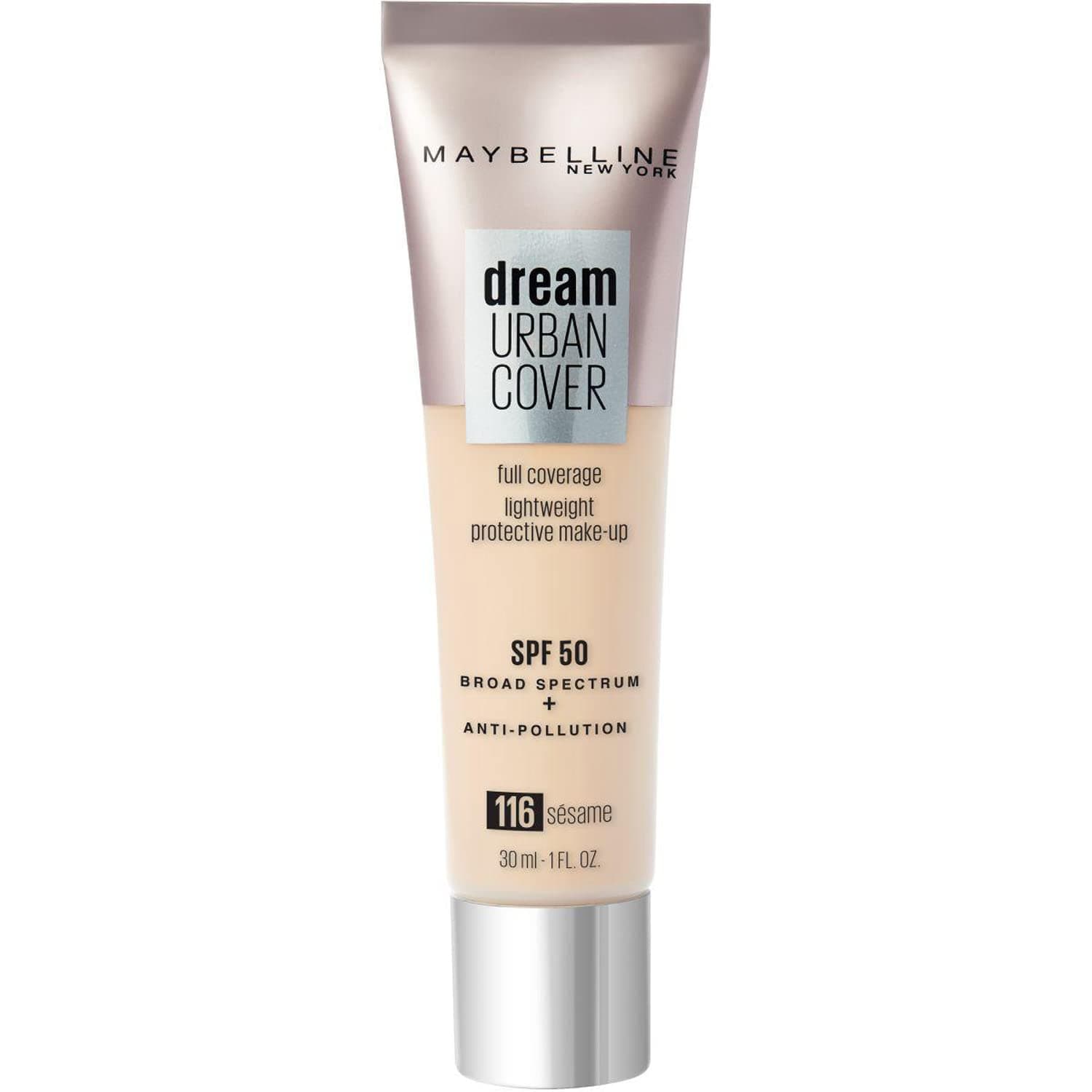 Maybelline Make-Up Maybelline Dream Urban Cover All-In-One Protective Makeup, 116 Sesame