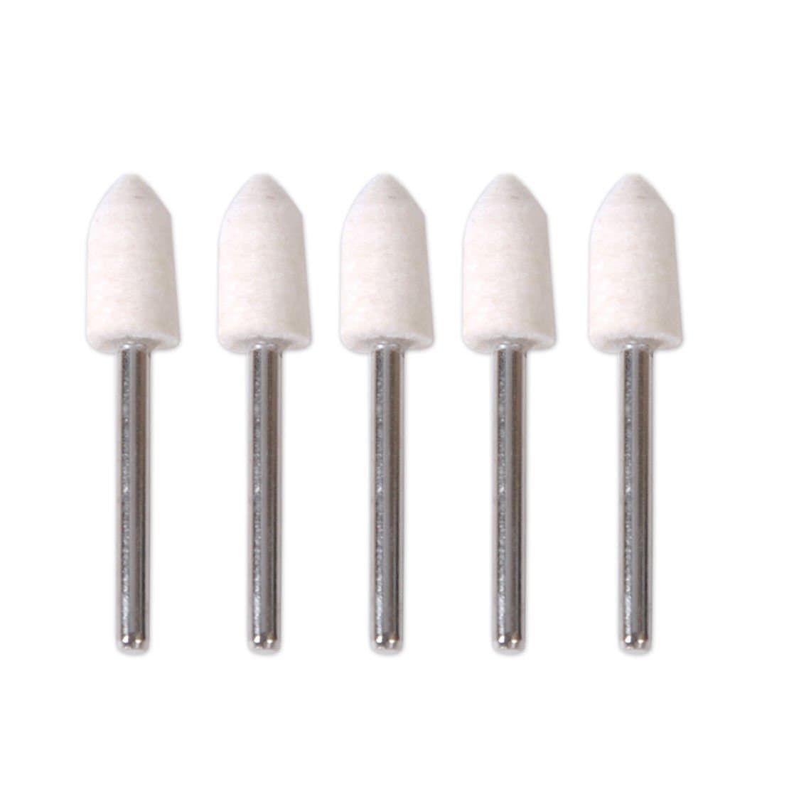 12x German Felt Polishing Buffing Pad Set for Dremel Rotary Tool 2.3mm Shank