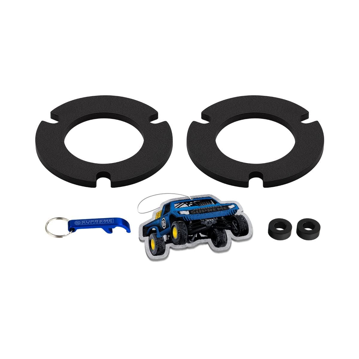 Supreme Suspensions - 0.5" Front Lift Spacers for 2019-2023 Ford Ranger 2WD 4WD - High-Strength Steel Strut Spacers - Mystery Box Included with Purchase