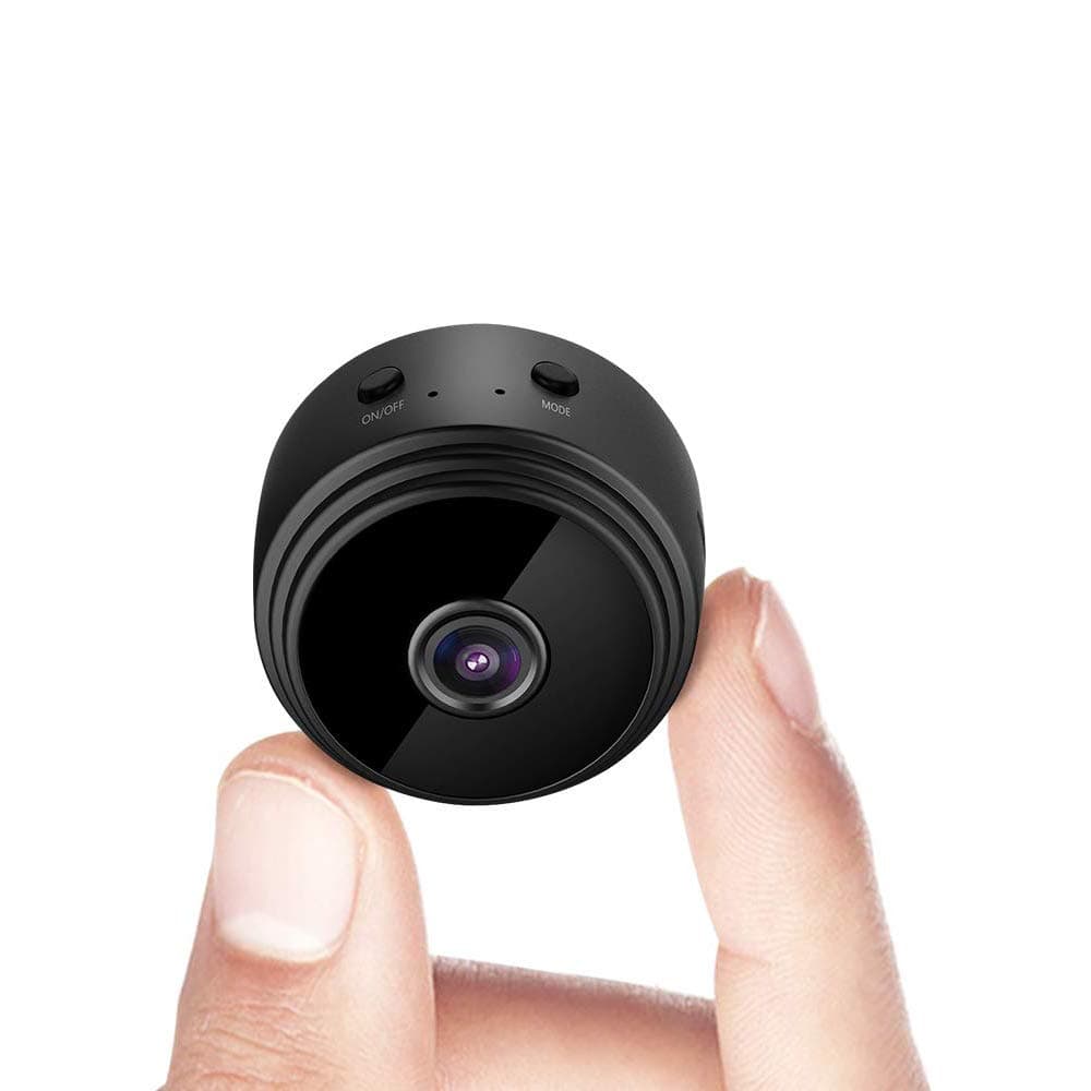 Mini Spy Hidden Camera WiFi Wireless Small Video Camera Full HD 1080P Night Vision Motion Detection Security Nanny Surveillance Cam Covert Cameras With App For Home Indoor Outdoor with a 32G SD Card