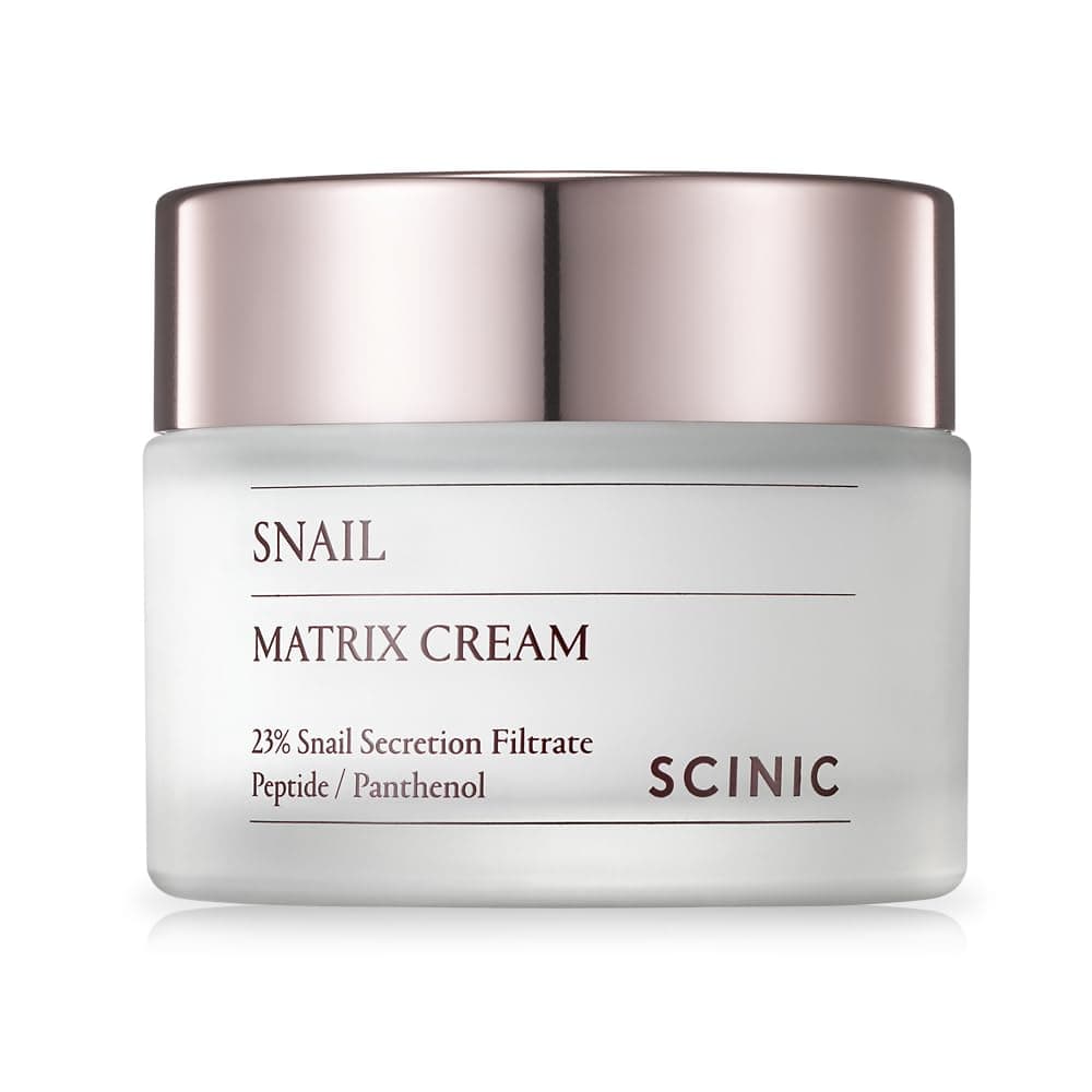 SCINIC Snail Matrix Cream All Skin Types Women Hypoallergenic Moisture (50ml)...