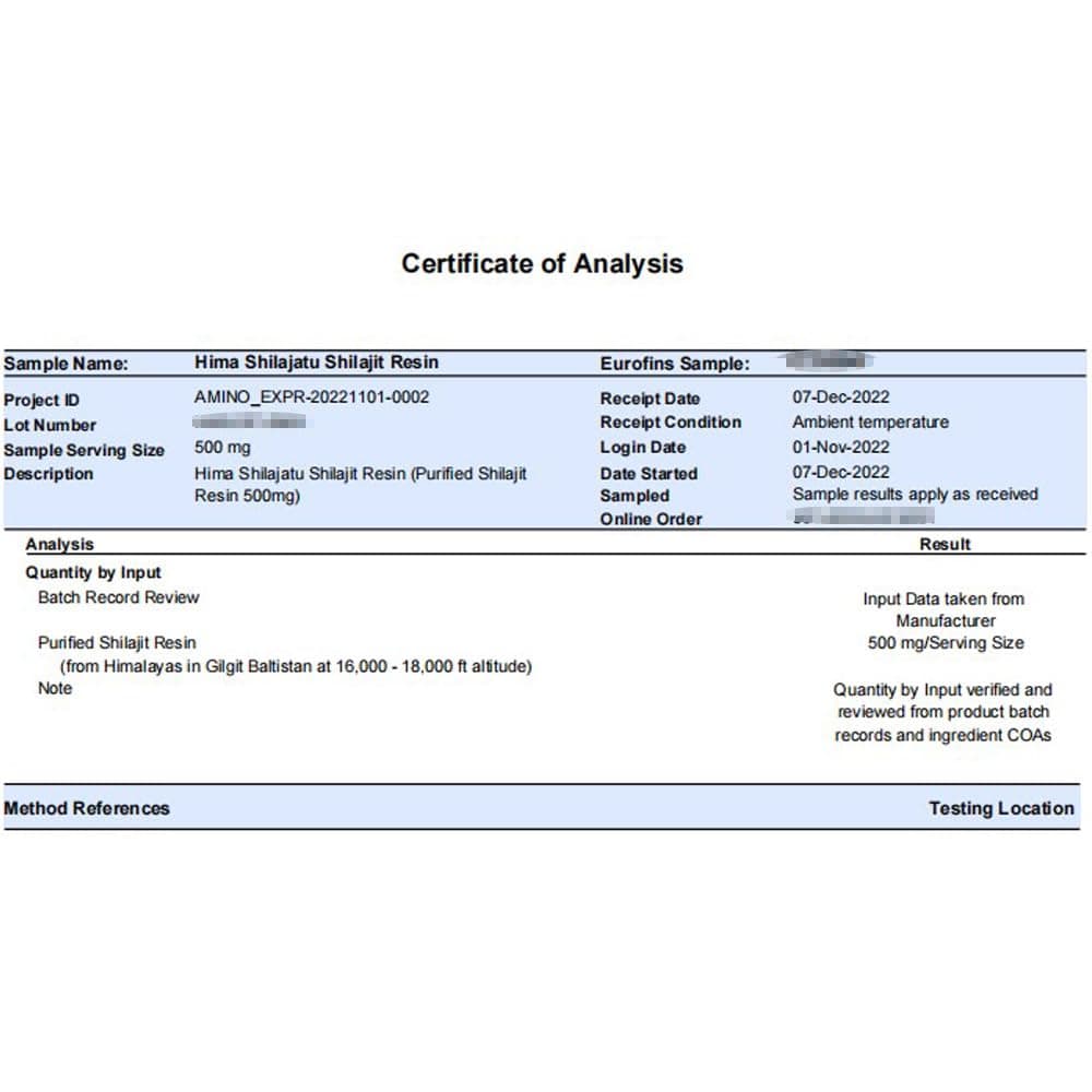 Shilajit Purest Himalayan Shilajit Resin - Gold Grade 100% Pure Shilajit with Fulvic Acid & 85+ Trace Minerals Complex for Energy & Immune Support, 30 Grams (2 Months Supply)