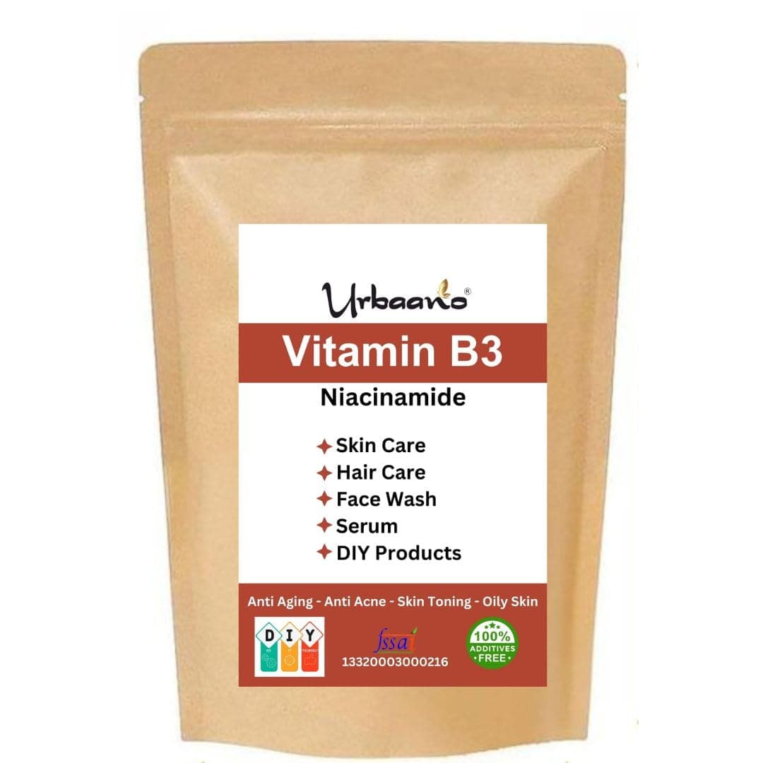 Urbaano Herbal Niacinamide Powder (Vitamin B3) For Making DIY Cream, Serum & Skin Care (1000gm - 1Kg)