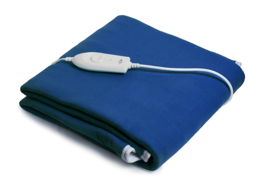 Polar Electric Bed Warmer - Electric Under Blanket - Single Bed Size (150cms x 80cms) with 3 Heat Settings & Dual Safety Feature with Over Heat Protection - Color: Dark Blue