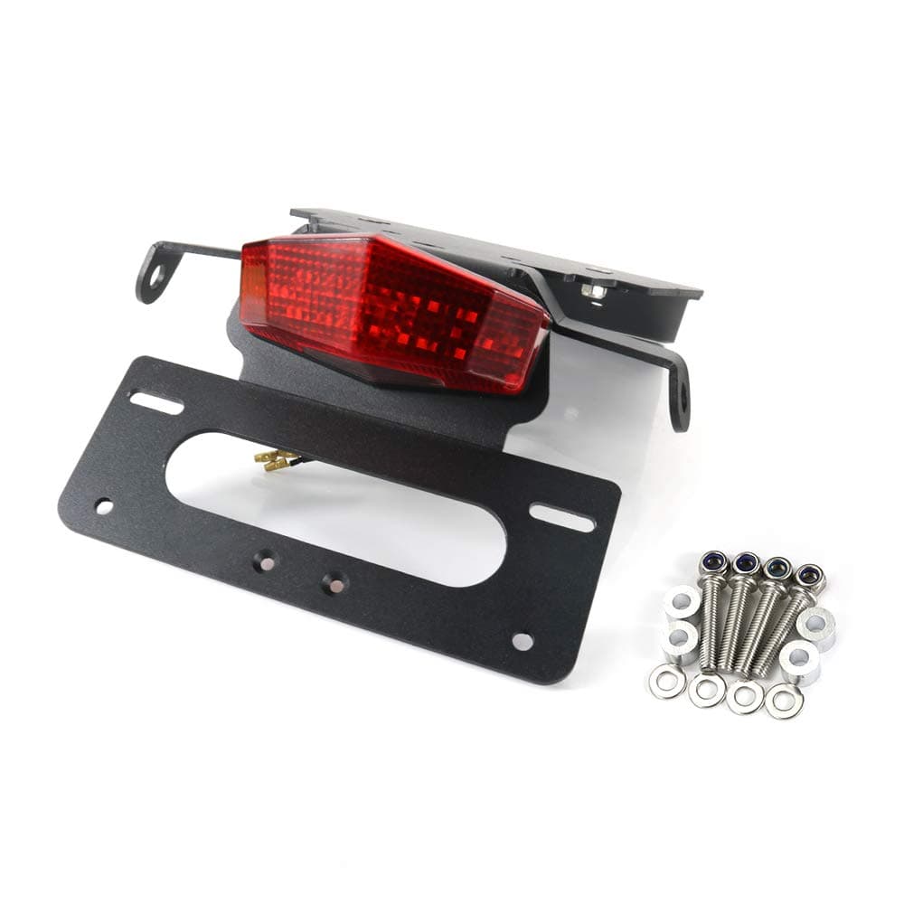 Xitomer Fender Eliminator Fit for Bonneville 2001-2015 Tail Tidy Fit for T100 /SE/SCRAMBLER/THRUXTON 2001-2015 (Air Cooled), with LED Tail light