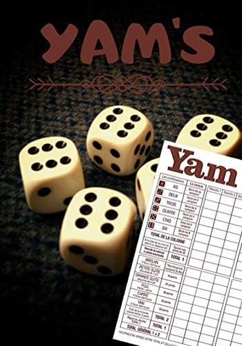 YAM'S: Grille de score à compléter | Carnet de score pour jeux familial | 100 grilles à remplir, idéal cadeau |