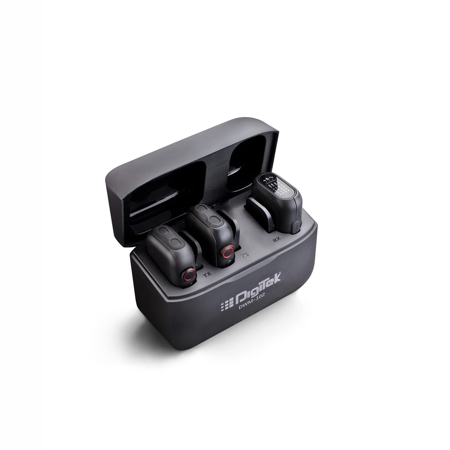 Digitek® DWM-102 Wireless Microphone System for Smartphone & DSLR Camera