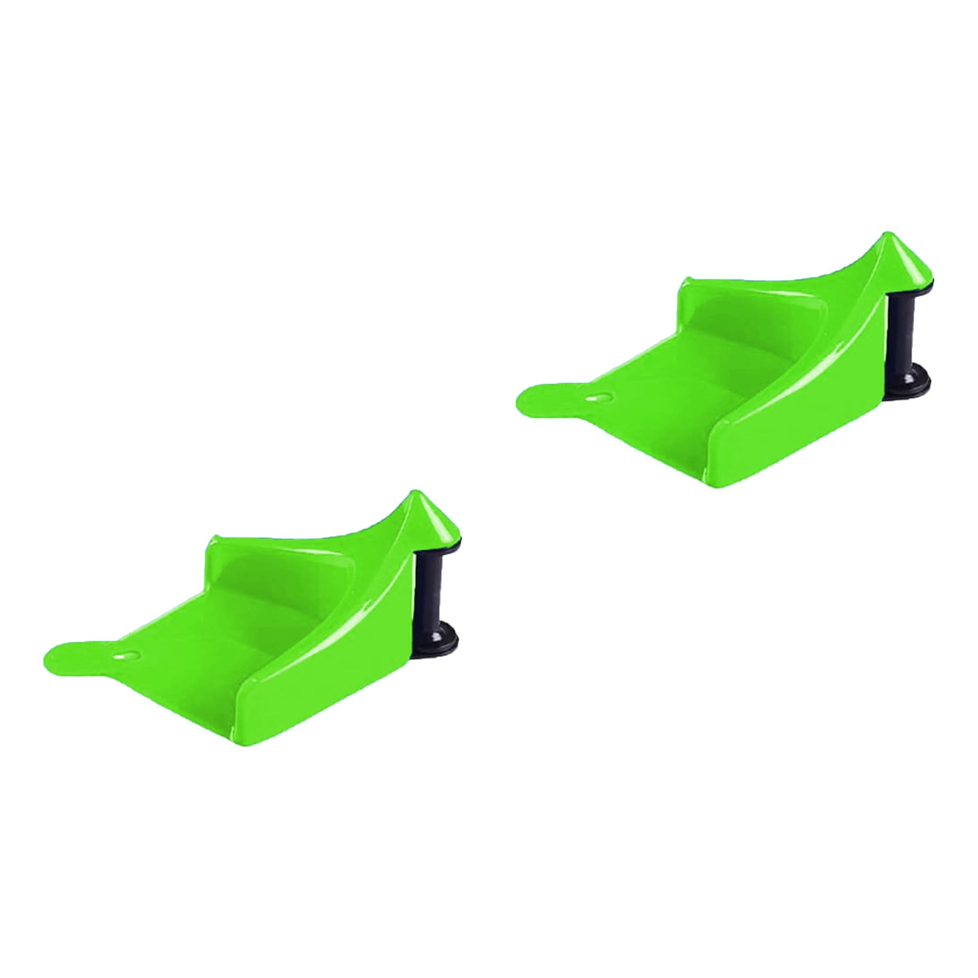 2pcs Car Hose Guide, Tire Hose Roller for Car Washing, Detailing Tire Hose Guide Preventing Pressure Washer Hose Stuck Under The Tires, Blue Car Plastic Wash Tool to Avoid Snagging (Green)