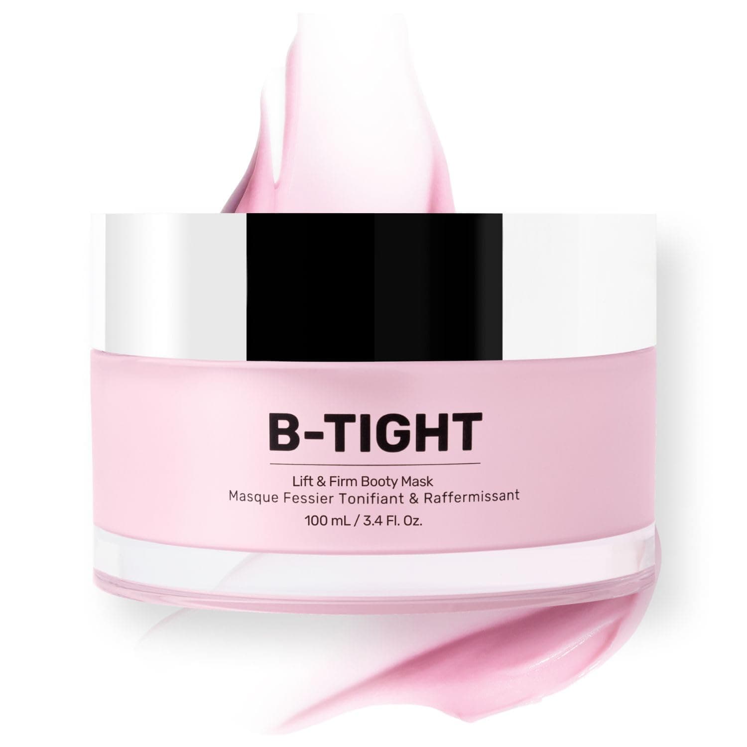 MAËLYS B-TIGHT Lift & Firm Booty Mask - Skin Tightening & Firming Cream for Booty & Thighs - Cellulite Cream with Caffeine & Brazilian Peppertree - Butt Mask for Smooth-Looking Skin (3.4 Fl Oz)