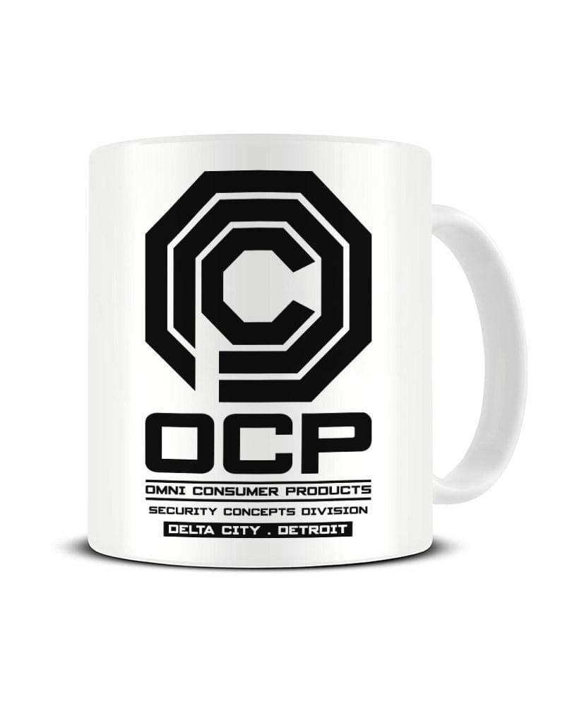 OCP Omni Consumer Products - Delta City - Detroit - Robocop - Mug - Ceramic - Coffee - Tea - Great Gift Idea Funky NE Ltd