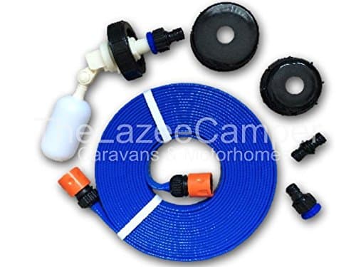 Caravan universal FLAT HOSE KIT 7.5 metres autofill Mains Water adaptor for AQUAROLL AND SUPERPITCH fast postage lz