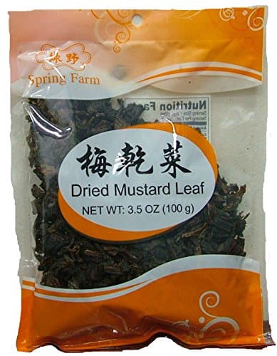 Spring Farm Dried Mustard Leaf, 3.5 Ounces 梅干菜