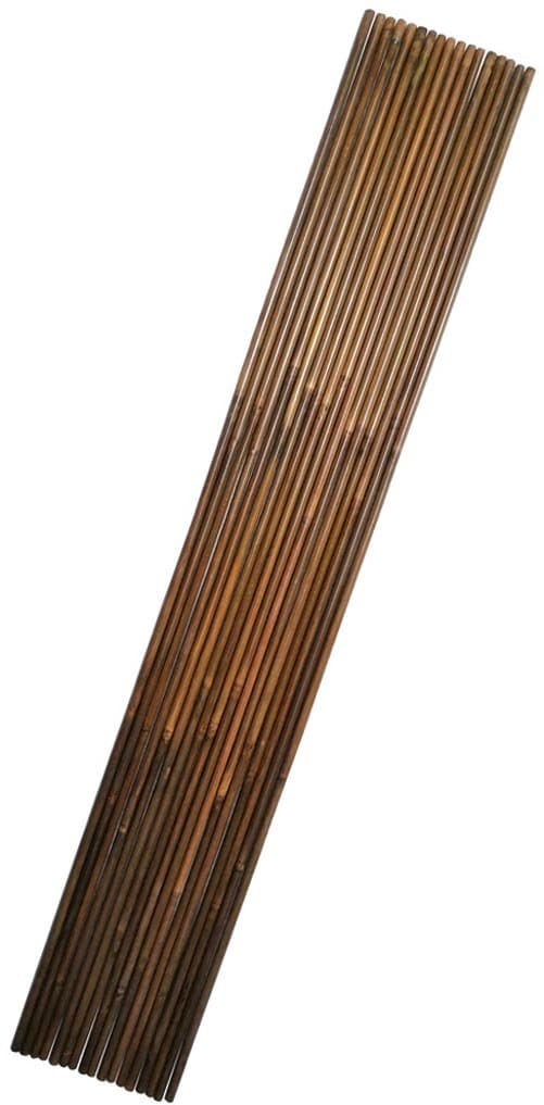 Oulay 12PCS Bamboo Shafts for Arrow and Bow Archery Color Brown 50-55#