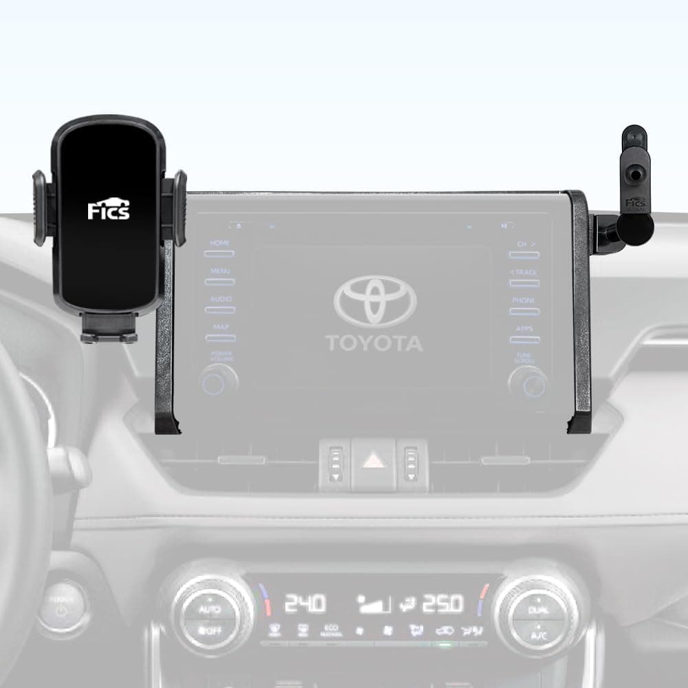 FICS Phone Holder Compatible with Toyota RAV4 (RAV4 19~24) of 8" Monitor