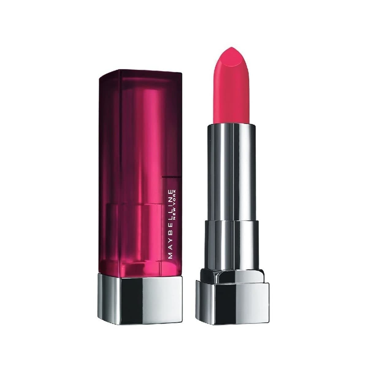 New York Color Sensational Creamy Matte Lipstick lasts up to 12 Hours, Hydrate Lips, Rich Creamy Lipstick with Shea Butter, Available in 42 Shades - 630 Flaming Fuchsia, 3.9g