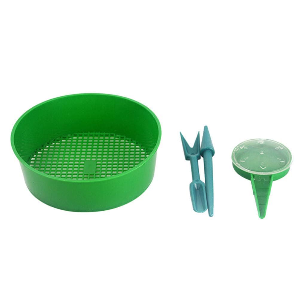 euwanyu Garden Plant Seed Dispenser Sower Planter Sieve Spreader Tool Starter Seeder Gardening Plant Planting Tools Set Garden Planter Tool Accessories