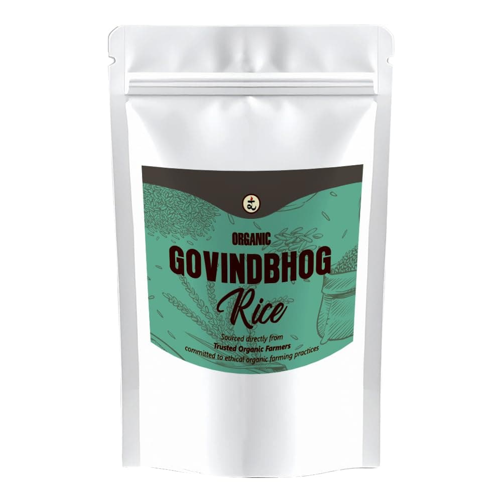 - Rootz Organics Govindbhog Rice 900g| Gobindobhog Rice | Soft tender West Bengal Origin | 100% natural | Non GMO | Flavourful & Aromatic