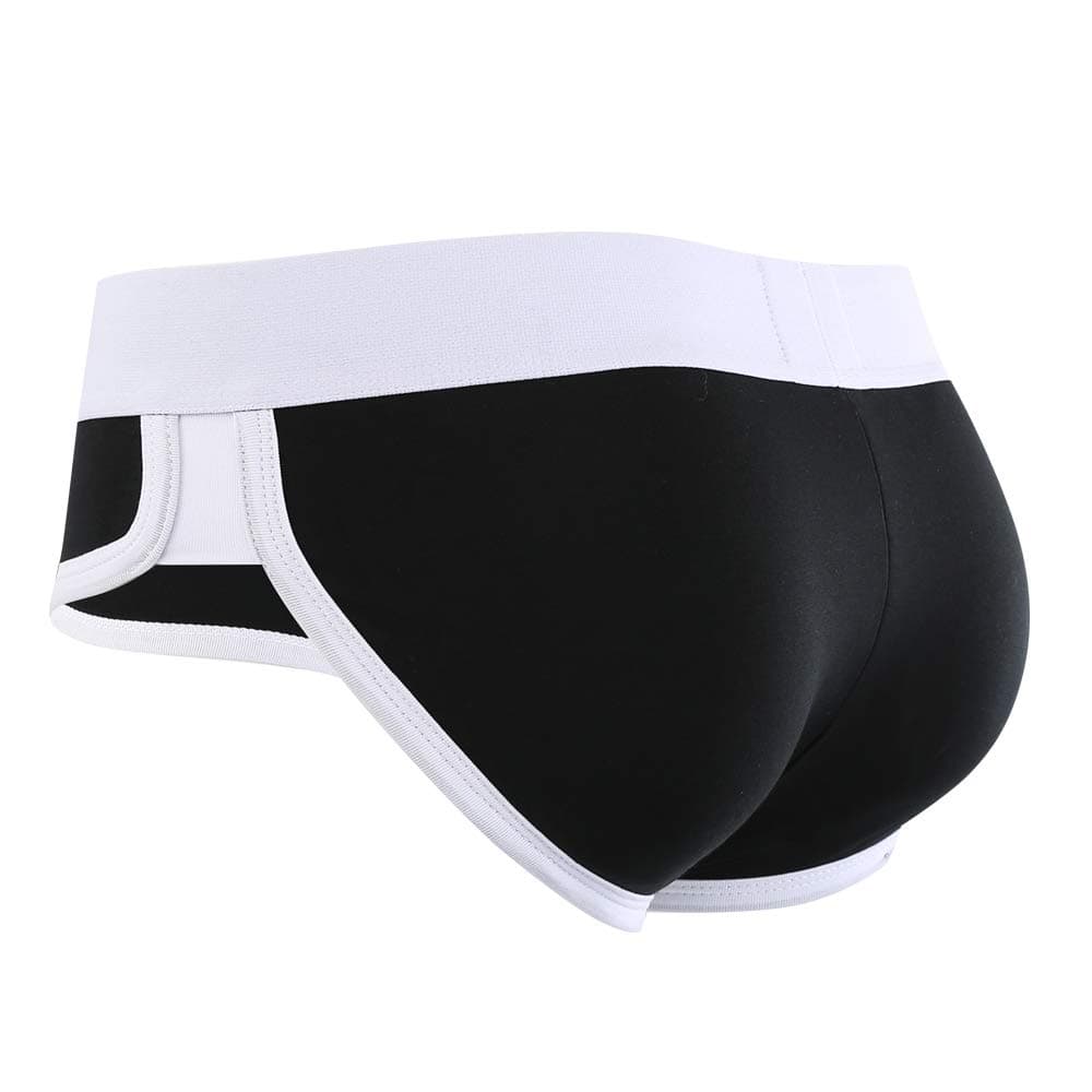 Mens Padded Briefs Removable Pad of Butt Lifter and Enlarge Package Pouch
