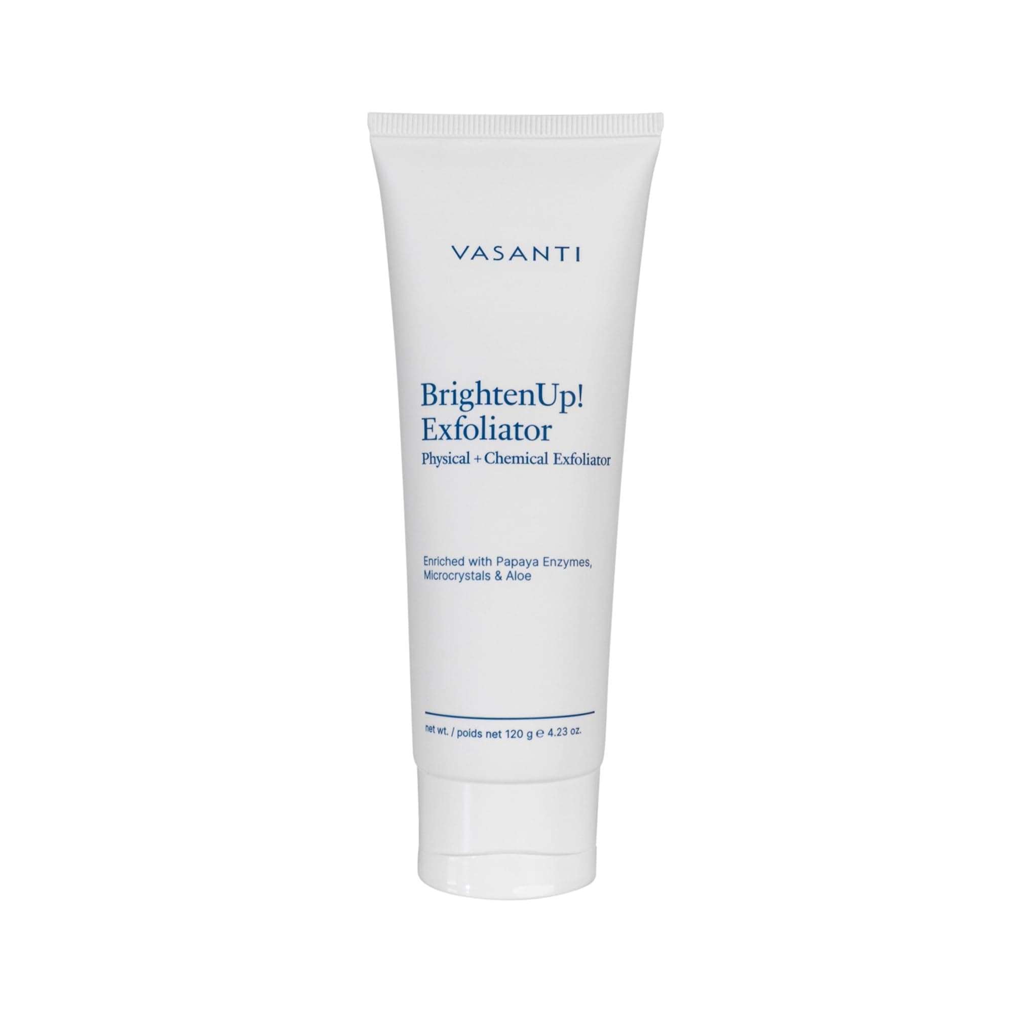 – Vasanti Brighten Up! Enzymatic Face Rejuvenator – Brightens, Exfoliates & Cleanses for Soft, Smooth & Radiant Skin – Enriched with Papaya, Professional Microcrystals & Aloe (Full Size)