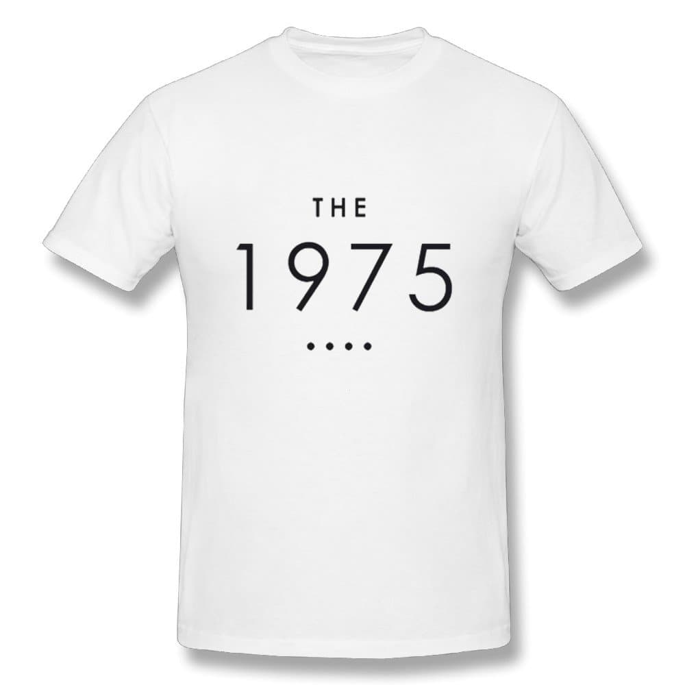 JWLXO Best White T Shirt for Men The 1975 Apparel