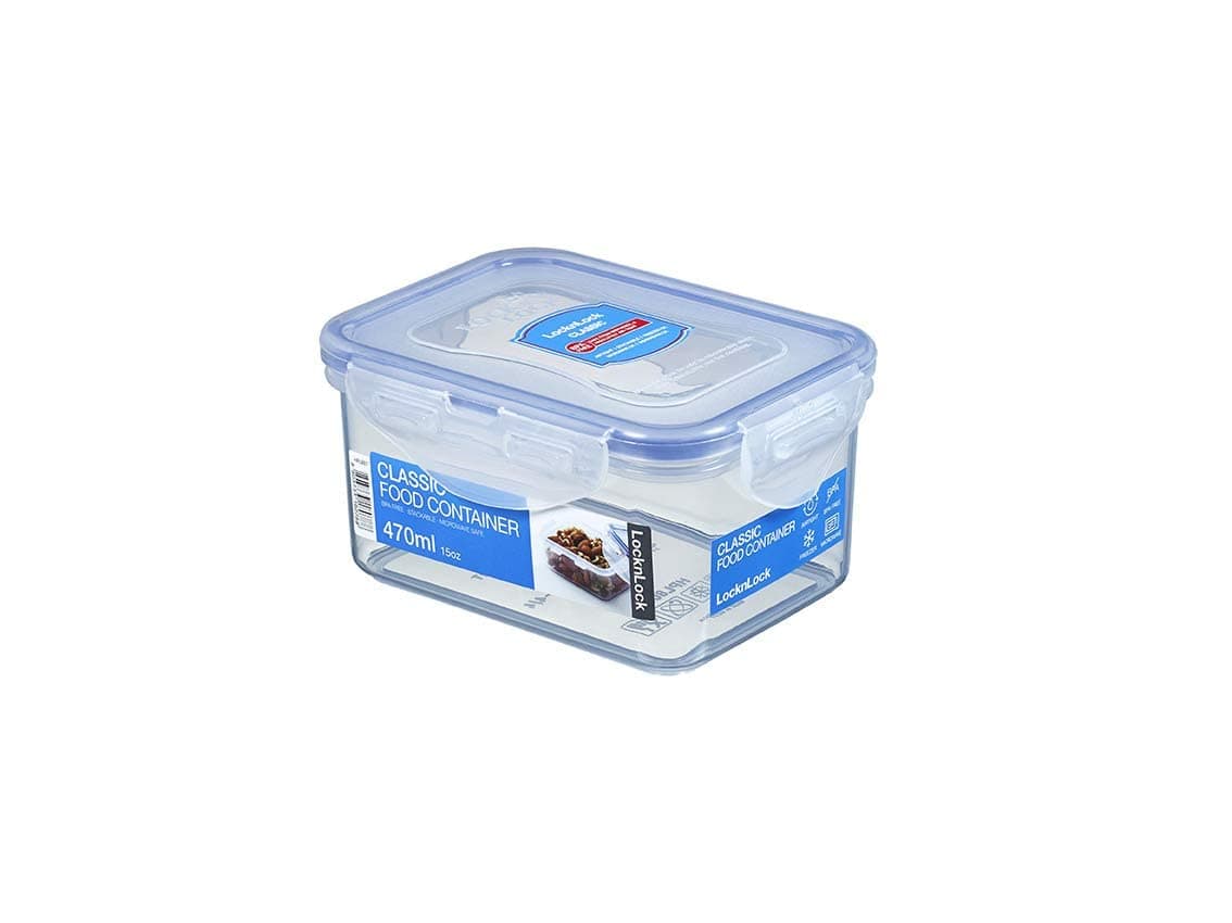 470ml Rectangular Airtight Food Storage - BPA-Free, Microwave, Freezer, and Dishwasher Safe