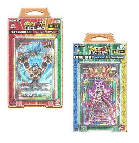 Dragon Ball Super TCG Expansion Set Combo: Unity of Saiyans + Unity of Destruction