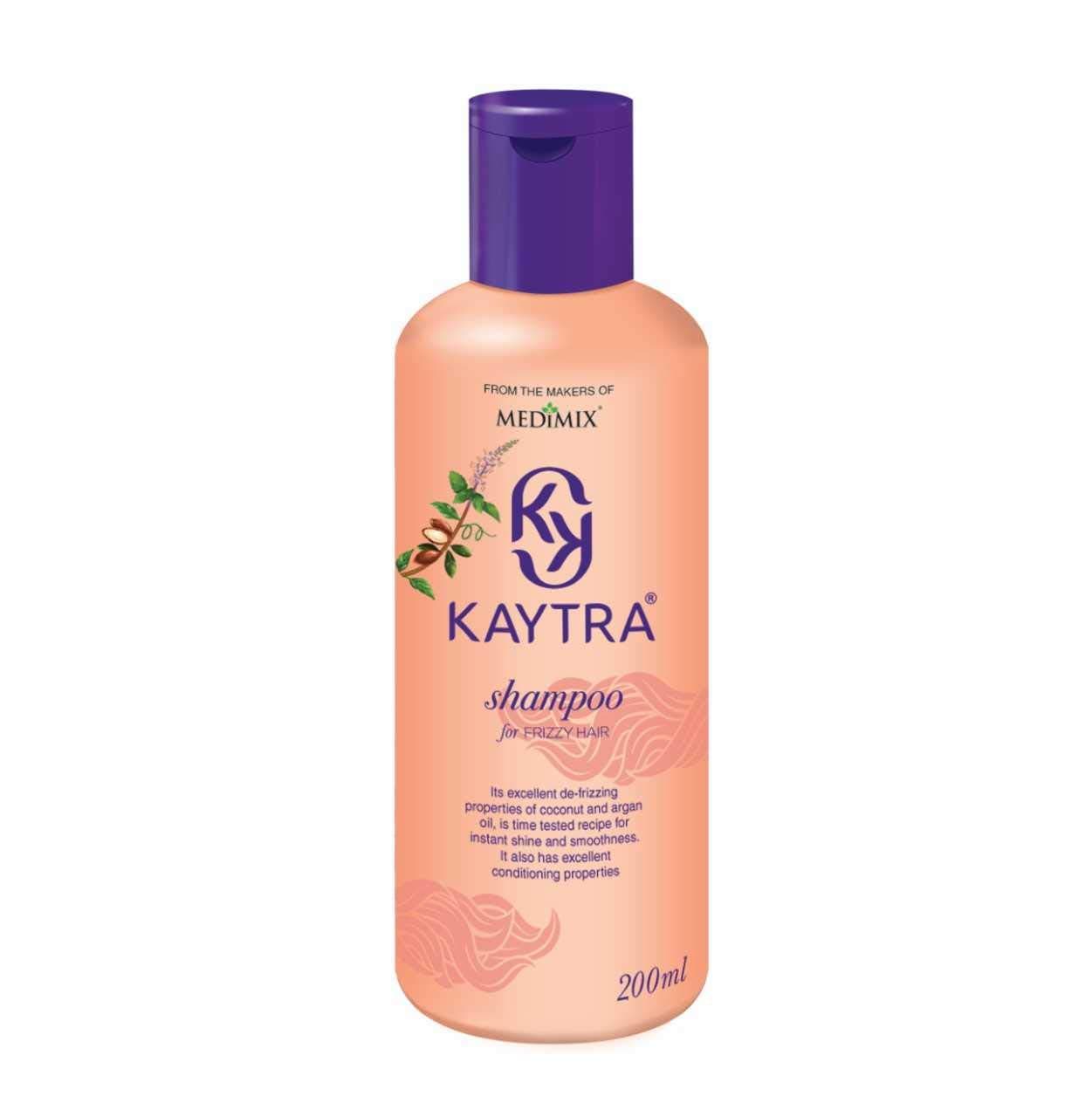 Kaytra Shampoo for Frizzy Hair with Argan Oil,Basil Oil & Coconut Milk 200ML