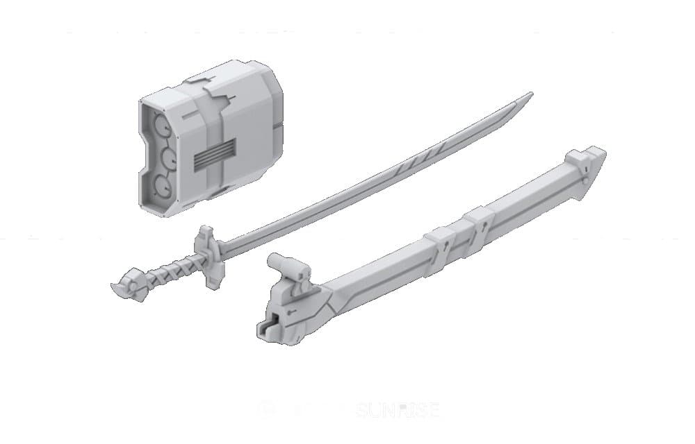 Bandai Hobby MS Launcher 01 Builders Parts HD Action Figure