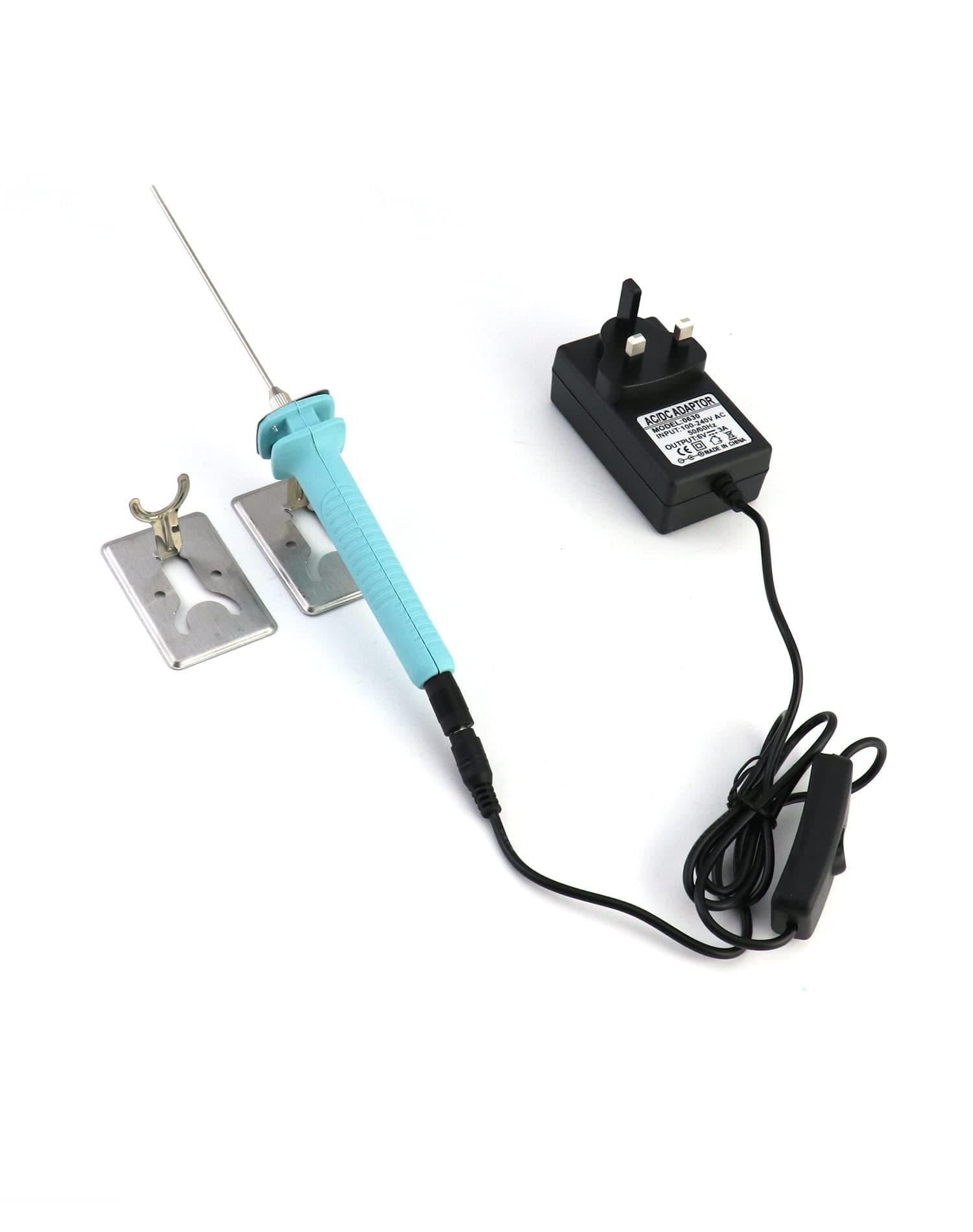 QWORK® Electric Foam Cutter,10CM Hot Wire Cutting Pen,100-240V/15W Polystyrene Cutter Kit