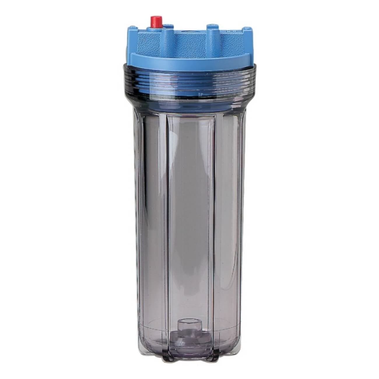 158117 1/4" #10 Slim Line Clear Filter Housing