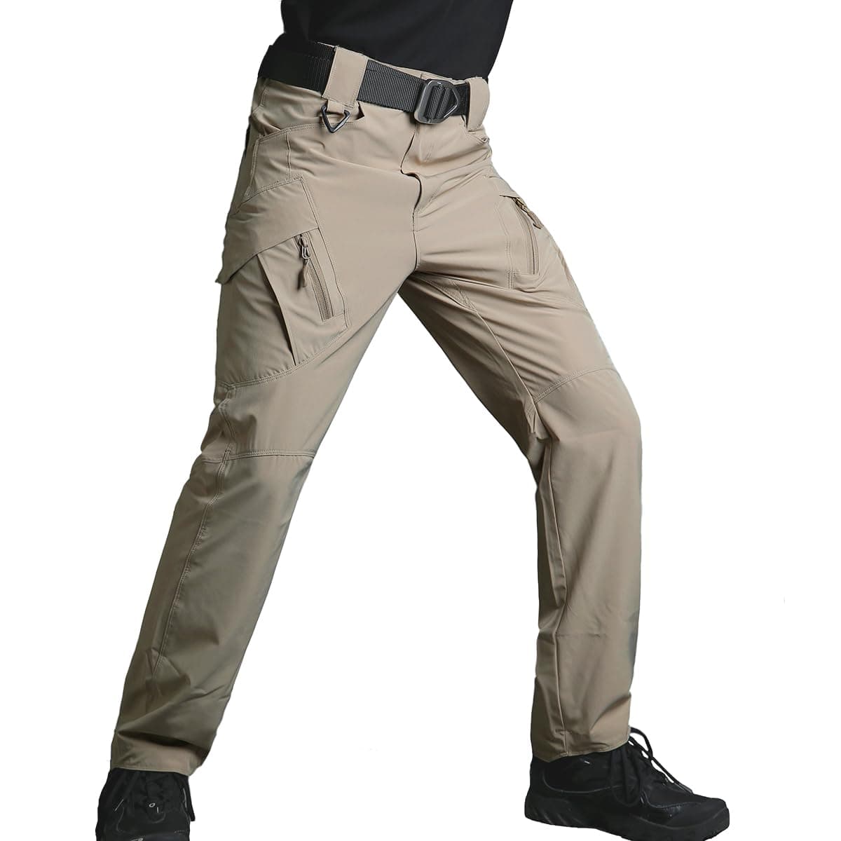 Men's Quick Dry Tactical Pants Summer Lightweight Outdoor Hiking Cargo Trousers