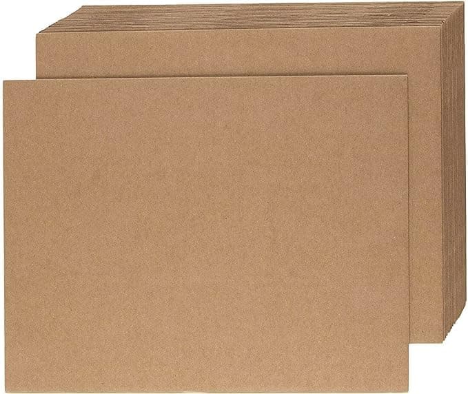 A0 Single Wall Cardboard Corrugated Sheets Pads Divider Art Craft Board (10)