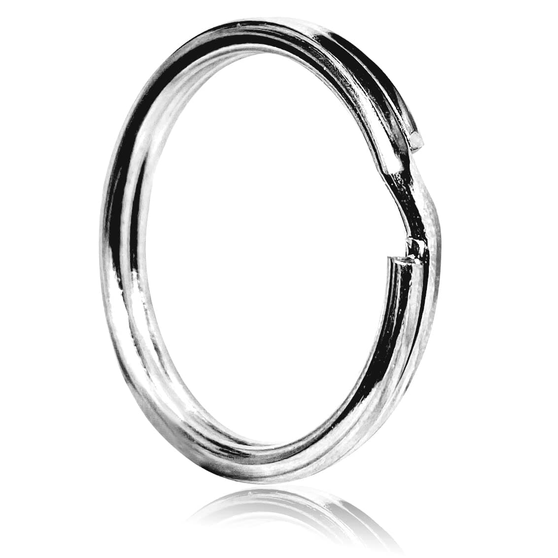 Key Rings/Key Chains, 100 PCS 3/4 inches Split Round Metal Keyring for Home/Car/Outdoor/Arts/Lanyards/CraftsKeys Organization