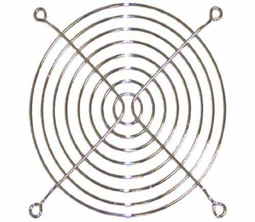 Muffin Fan Finger Guard Grill Chrome 120mm AC DC 4" Computer CPU