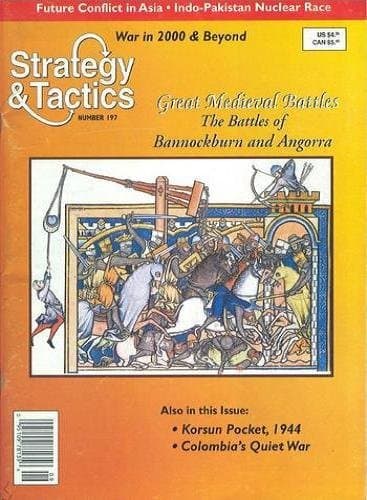 DG: Strategy & Tactics Magazine #197, with Great Medieval Battles Board Game