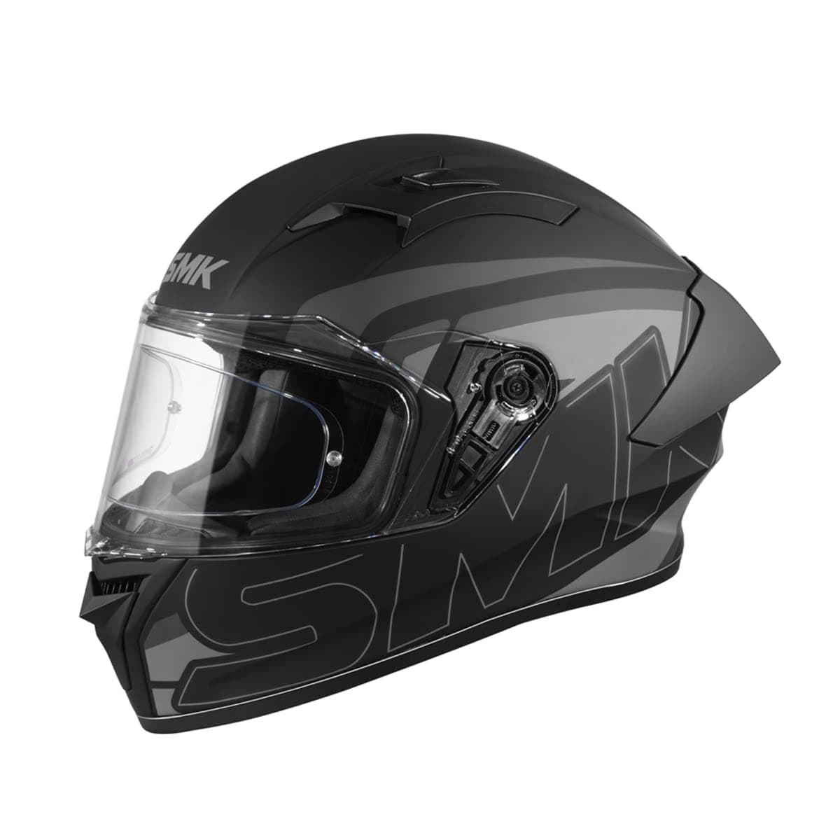 SMK Stellar Sports Stage Full FACE Helmet with PINLOCK Fited (MA262)-M