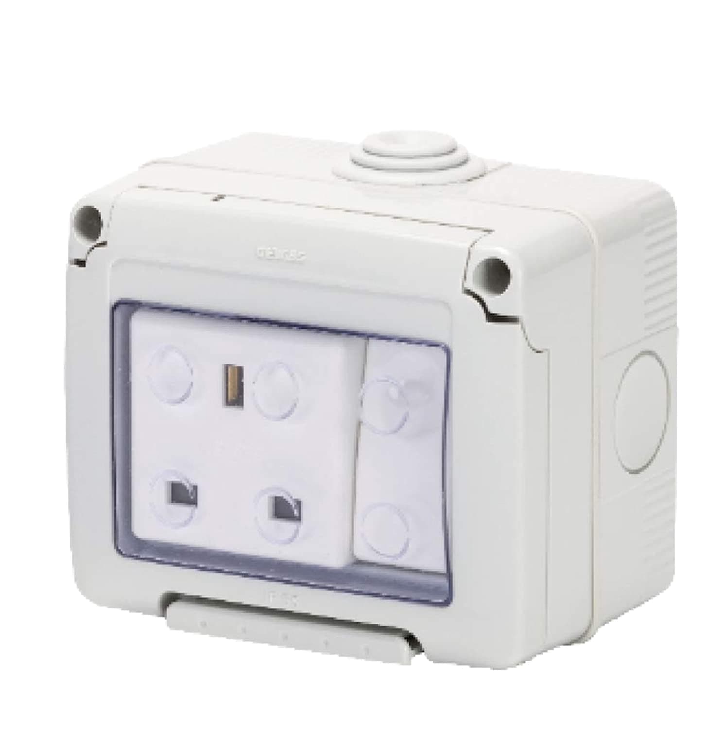 Gewiss Waterproof Switch Socket Box- Gw27851g, Ip55