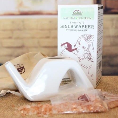 Neti Pot Sinus Washer With Himalayan Salt