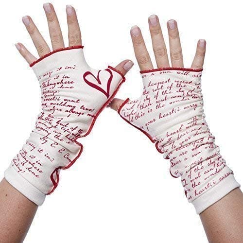 StoriartsI Carry Your Heart Writing Gloves