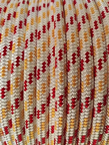 MarineNow UHMWPE Core Polyester Cover Low Stretch Sailing Rope Choose Size/Length/Color