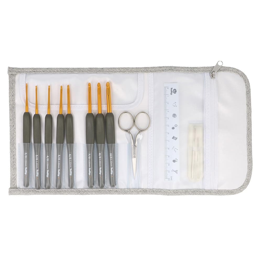 Tulip TES-001 Key Needle Set with ETIMO Pattern, Royal Silver